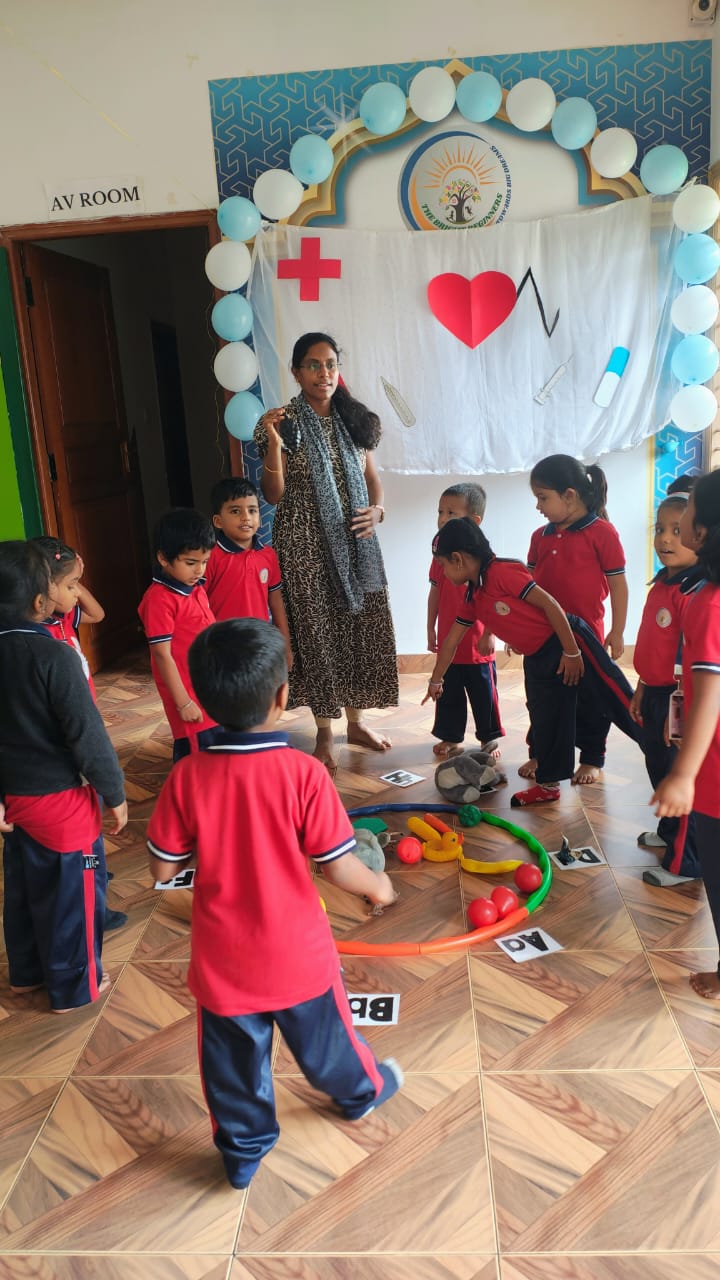 Learning activities at our Karthiknagar preschool